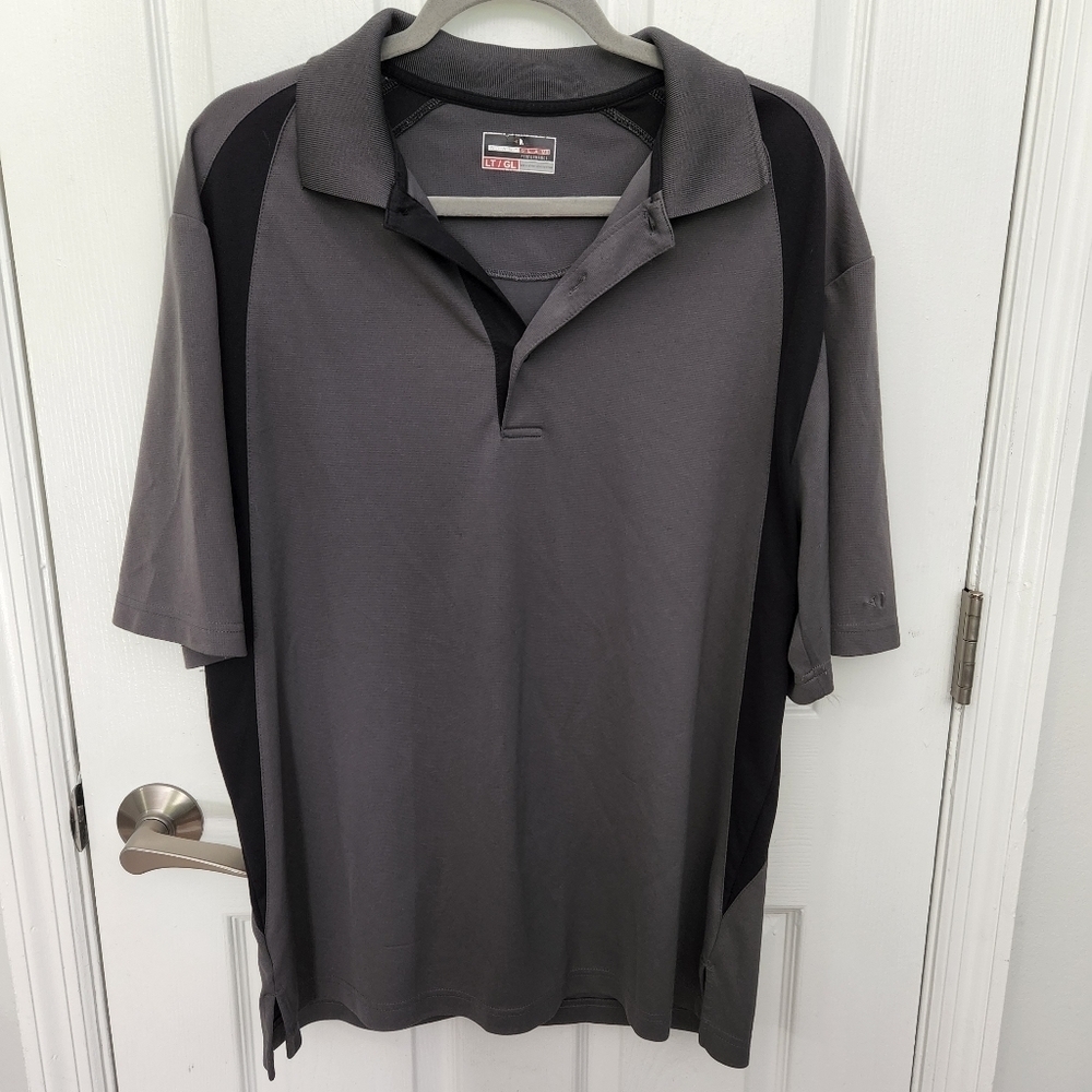 Final sale Grand Slam Dark Grey and Black Polo Shirt